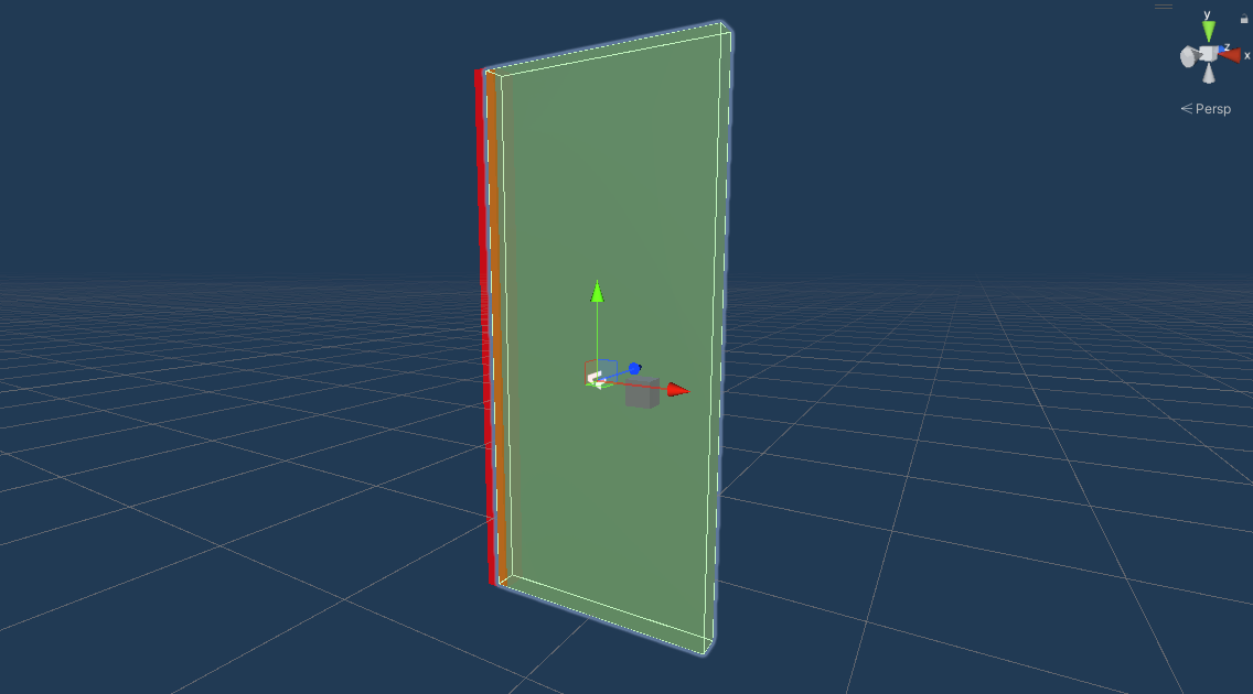 Door Prefab in scene