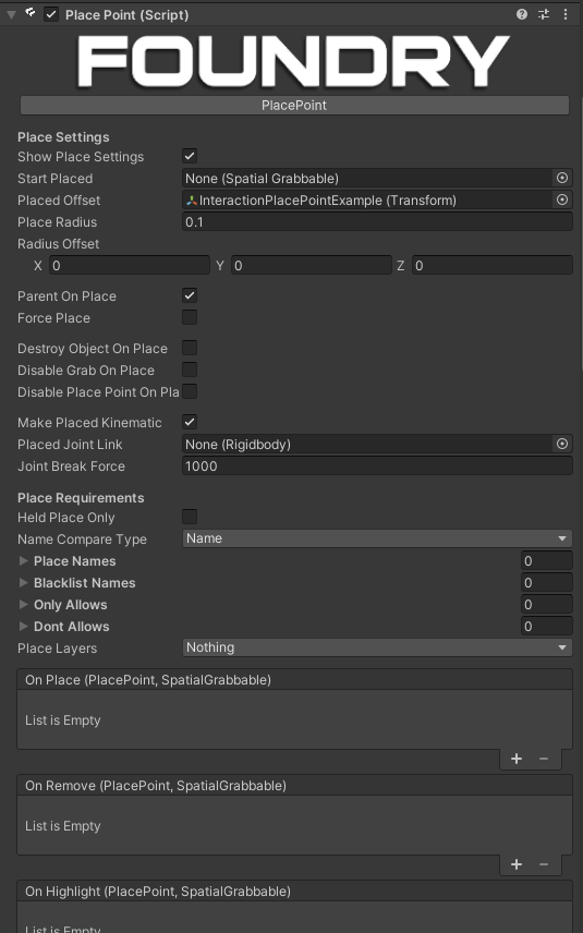 Spatial Touchable Script